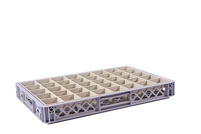 Perforated crate 0740
 grey