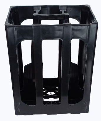 Plastic crate for 6 bottles 1,0l